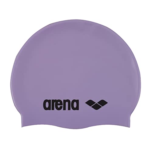 arena Classic Unisex Silikon-Badekappe, Schwimmkappe für Frauen und Männer, Badekappe mit Verstärktem Rand, Weiche...