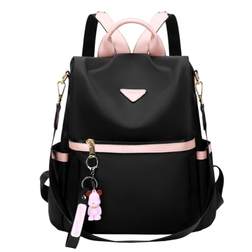 Leathario Damen Rucksack klein，Rucksack Anti Diebstahl，Rusack für Mädchen Und Fraun，Cityrucksack Modern Elegant...