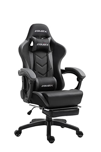 Dowinx Gaming Stuhl Ergonomischer Gamer Stuhl mit Massage Lendenwirbelstütze, PC Bürostuhl Rückenlehne Verstellbarer...