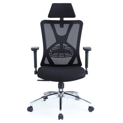 Ticova Bürostuhl Ergonomisch Schreibtischstuhl, Hoher Rücken Ergonomischer Stuhl mit Verstellbarer...
