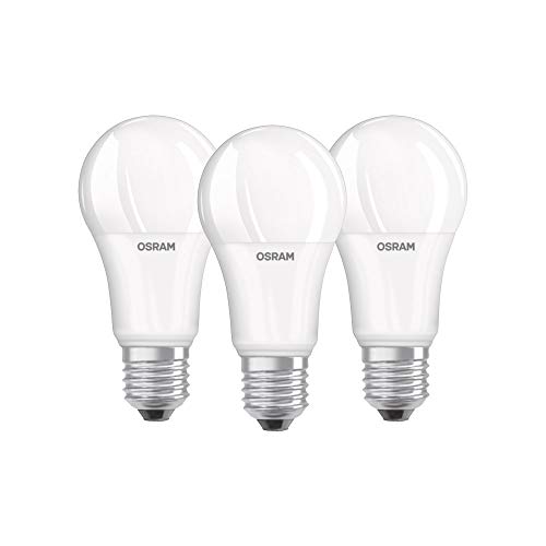 Osram LED Base Classic A Lampe, in Kolbenform mit E27-Sockel, nicht dimmbar, Ersetzt 100 Watt, Matt, Warmweiß - 2700...