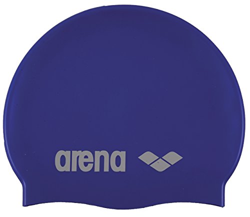 arena Classic Unisex Silikon-Badekappe, Schwimmkappe für Frauen und Männer, Badekappe mit Verstärktem Rand, Weiche...