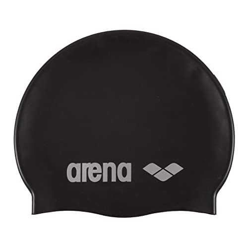 arena Classic Unisex Silikon-Badekappe, Schwimmkappe für Frauen und Männer, Badekappe mit Verstärktem Rand, Weiche...