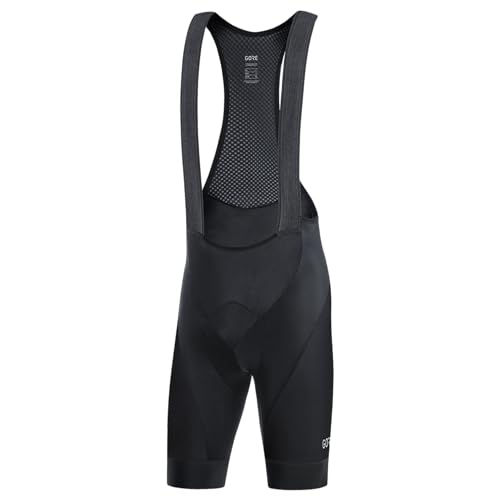 GORE WEAR Herren C3 Bib Shorts+ Kurze Trägerhose, Schwarz, M EU