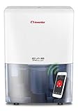 Inventor EVA ION PRO WiFi Luftentfeuchter 20 Liter/Tag - mit Fernsteuerung, Ionisator, HEPA-Filter und Aktivkohlefilter,...