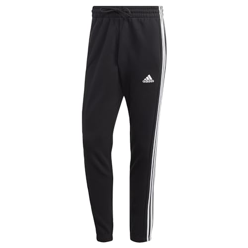 adidas Herren Essentials French Terry Jogginghosen, Black/White, XL