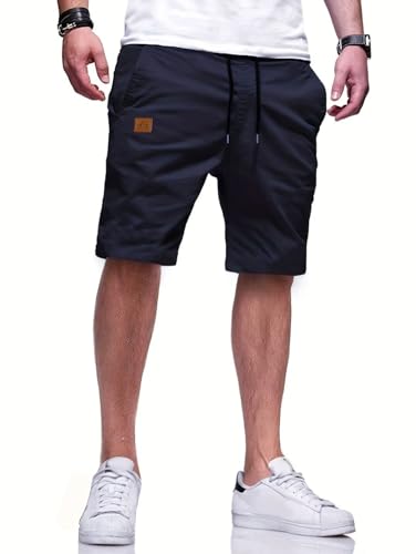 Tansozer Kurze Hosen Herren Shorts Herren Bermuda Sommer Shorts Leicht Atmungsaktiv Chino Shorts Elastische Taille...