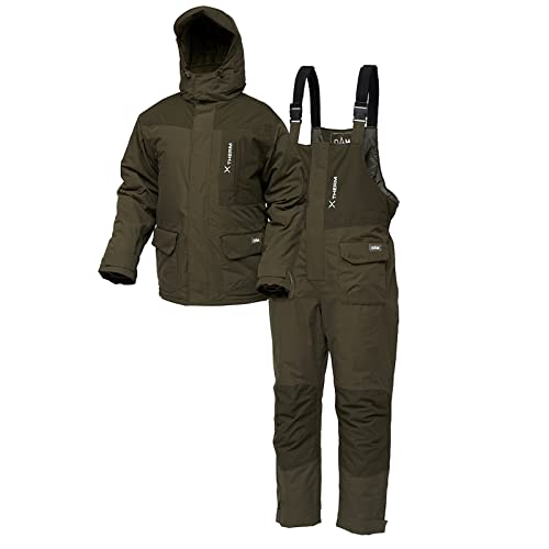 DAM Xtherm Winter Suit, 2-teiliger Deluxe-Thermoanzug und Kälteschutz in den Größen M-3XL, wasserdicht (8000mm...