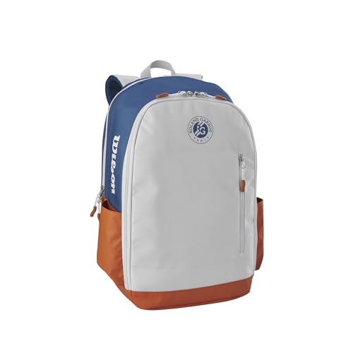 Wilson Tennis-Rucksack Roland Garros Team, Bis zu 2 Tennisschläger, Für Herren und Damen