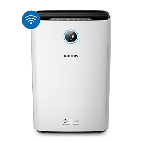 Philips Series 3000i 2-in-1 Luftreiniger und Luftbefeuchter – App-Steuerung, befeuchtet und entfernt Pollen, Staub,...
