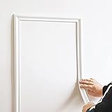 TriMold Peel und Stick Stuhl Rail Molding, selbstklebende Wand Trim für Home Decoration für Wandschutz, 3m x 4cm