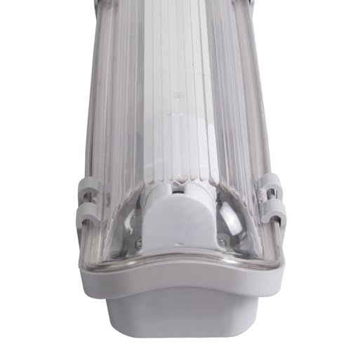 LHW-Licht LED Feuchtraumleuchte Eco 120cm IP65 18W Röhre | 1800 Lumen | 4000K Neutralweiß für Keller und Garage