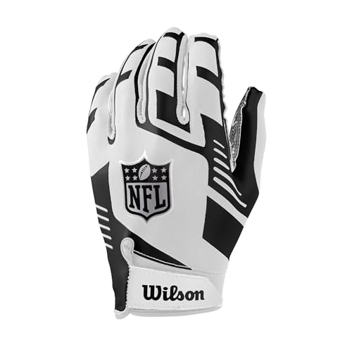 Wilson American Football Receiver-Handschuhe, NFL Stretch Fit Receiver Glove