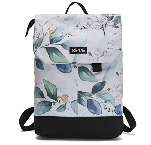 Ela Mo Rucksack Damen - Daypack schön u. durchdacht - Laptop Rucksäcke für Frauen - Anti Diebstahl Tasche für...