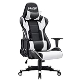 Homall Gaming Stuhl Bürostuhl Zocker Stuhl Ergonomischer Gamer Stuhl PC-Stuhl Racing Computerstuhl Höhenverstellbarer...
