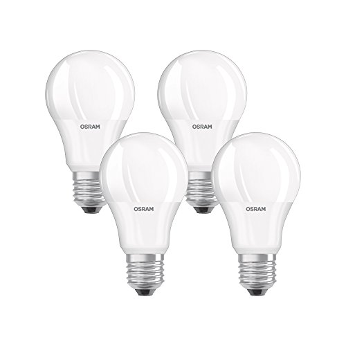 Osram LED Base Classic A Lampe, in Kolbenform mit E27-Sockel, nicht dimmbar, Ersetzt 60 Watt, Matt, Warmweiß - 2700...