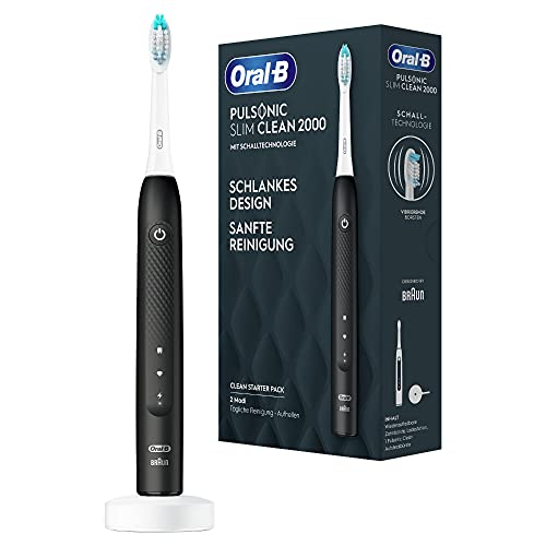 Oral-B Pulsonic Slim Clean 2000 Elektrische Schallzahnbürste/Electric Toothbrush, 2 Putzmodi für Zahnpflege und...