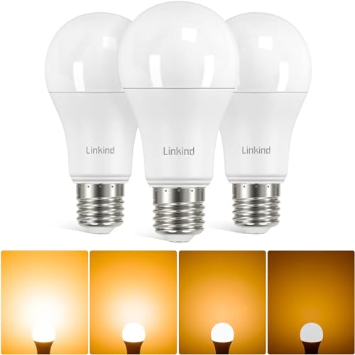 Linkind 3er-Pack 13W Dimmbar E27 LED Lampe, ersetzt 100 Watt, 2700 Kelvin Warmweiß 1521Lm E27 A60 Edison Birne mit...