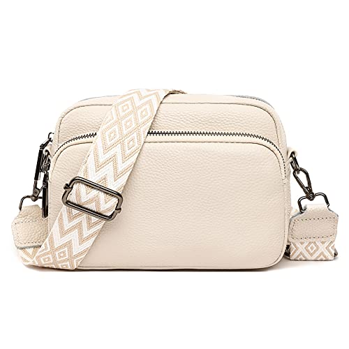 TIAASTAP Damen Handy Umhängetasche Echtes Leder Crossbody Bag Damen Handytasche zum Umhängen, Umhängetasche Damen...