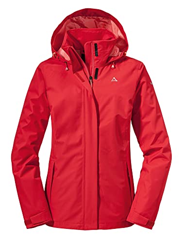 Schöffel Damen Jacket Gmund L, wind- und wasserdichte Regenjacke, atmungsaktive Outdoor Jacke, Wanderjacke mit...