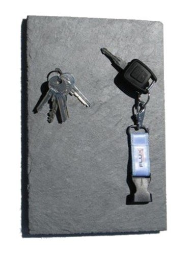 Unbekannt Magnetisches Schlüsselbrett aus Schiefer in 30 cm x 20 cm