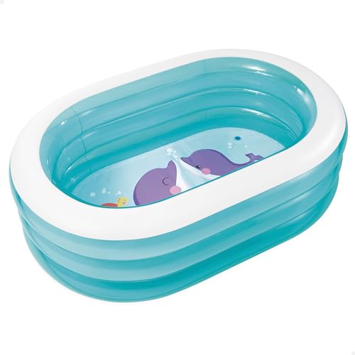 Intex 57482NP - Planschbecken Oval Whale (Modell Sortiment), Blau, 163 cm l x 107 cm w x 46 cm h