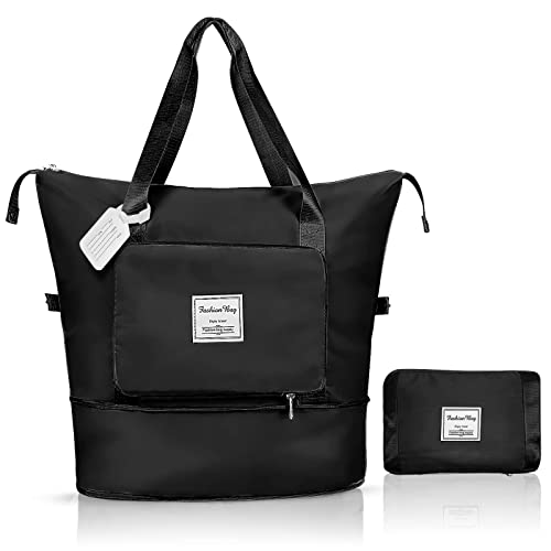 flintronic Reisetasche Damen, Faltbare Reisetasche, Sporttasche, Handgepäck Tasche, Wasserdicht Travel Bag Duffle Bag,...