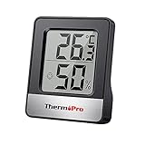 ThermoPro TP49 digitales Mini Thermo-Hygrometer Thermometer Hygrometer innen Temperatur und Luftfeuchtigkeitmessgerät...