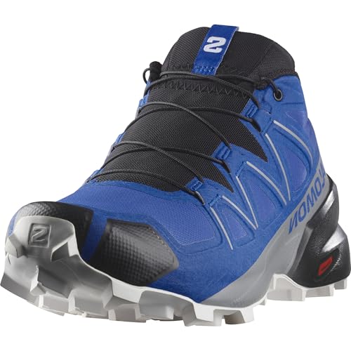 Salomon Herren Speedcross Hiking Shoe, Lapis Blue Black White, 43 1/3 EU