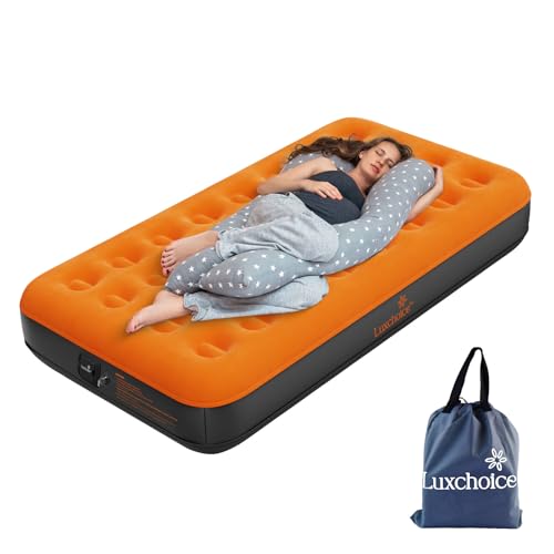 Luxchoice Luftmatratze Selbstaufblasend Aufblasbare Matratze mit Tragbare Pump Luftbett 1 Personen Gästebett für...