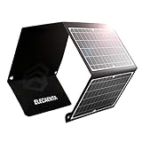 ELECAENTA 30W ETFE Faltbar Solar Ladegerät 3-Port USB PD18W QC3.0 Type-C Solar Panel Reißverschluss Schutz Solarmodul...