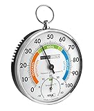 TFA Dostmann Thermo-Hygrometer, 45.2027, mehrfarbig, L 102 x B 35 x H 113 mm