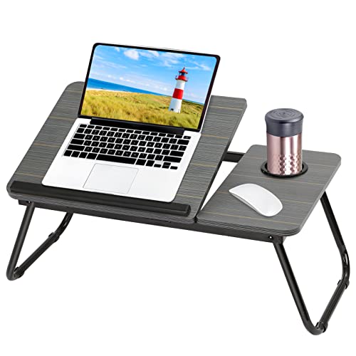 MorNon Faltbare Laptoptisch 55x32x25cm Tablet Tisch Betttisch Betttablett Notebook Laptoptisch Notebooktisch mit...