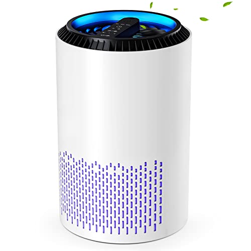 CONOPU Luftreiniger Allergiker, Air Purifier mit hocheffizientem Filter, Luftfilter mit Zeitschaltuhr, Raumluftreiniger...