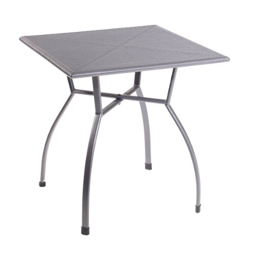 greemotion Gartentisch Toulouse eckig, quadratischer Tisch aus kunststoffummanteltem Stahl, Esstisch mit...