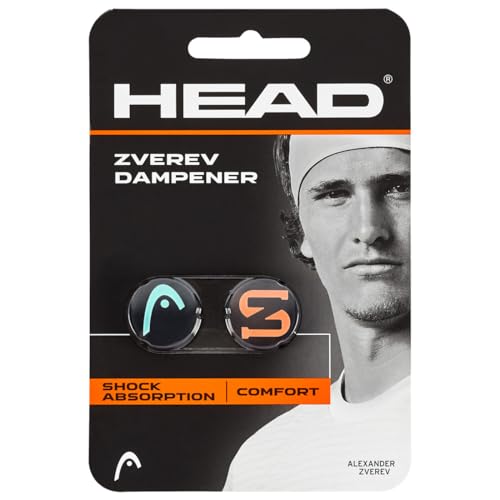 HEAD Unisex Zverev Dampener Tennis D mpfer, BlauGrün Hot Lava,Einheitsgröße EU