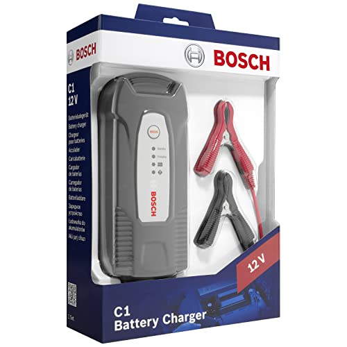 Bosch Automotive C1 - intelligentes und automatisches Batterieladegerät - 12V / 3,5A - für Blei-Säure, GEL,...