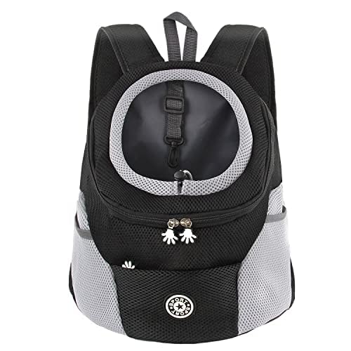 M MUNCASO Hundetrage-Rucksack Welpentasche Kleine Haustier-Fronttasche mit Atmungsaktivem, Head-Out-Design,...