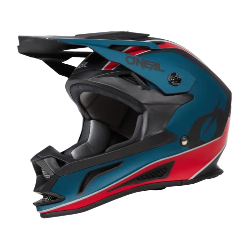 O'NEAL Drop DH Helmet I Mountainbike Helm | MTB Downhill | Leichter Fahrradhelm Damen & Herren mit guter Belüftung| Rot...