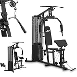 ArtSport Kraftstation ProfiGym 3000 mit 14 Gewichten, 77 kg - Bizeps, Lattzug, Butterfly, Brust- & Beinpresse -...