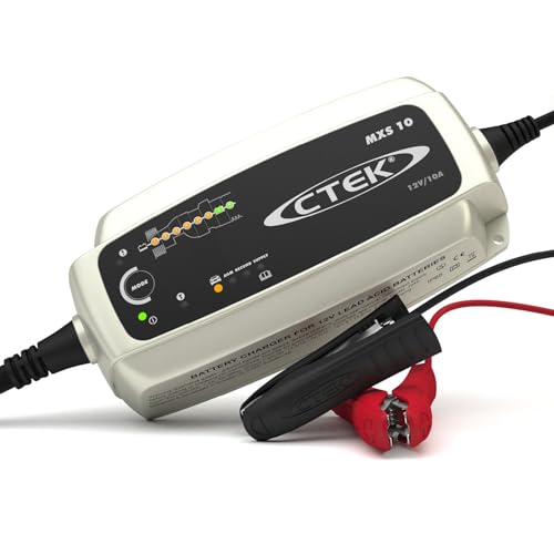 CTEK MXS 10, Batterieladegerät 12V Für Größere Fahrzeugbatterien, Boot, Wohnwagen,Wohnmobil Ladegerät,...