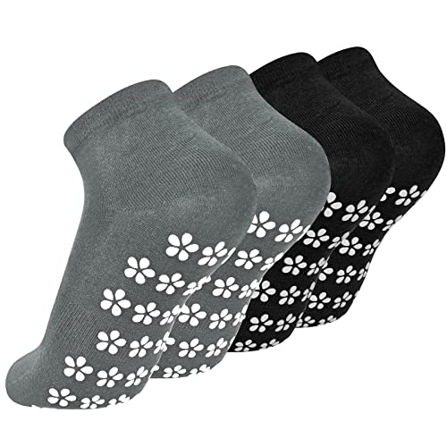 Colexy 2 Paare Yoga Socken Anti Rutsch Damen, Stoppersocken Herren, Anti Rutsch Socken Damen, Yoga Socken Rutschfest...
