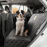 Rudelkönig Hundedecke für Auto Rückbank - Wasserabweisende Autoschondecke für Hunde mit Seitenschutz und...