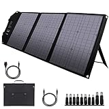 Powkey Faltbares Solarpanel - Solarmodul für Tragbare Powerstation Enginstar/Jackery/PowerOak/BEAUDENS -...