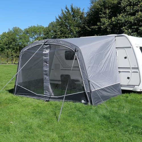 your GEAR Otranto Air - aufblasbares Sonnenvordach 380 x 250 cm, Vorzelt, Sonnenschutz für Wohnwagen und Wohnmobil