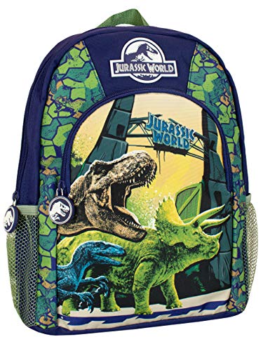 Jurassic World Kinder Rucksack Dinosaurier Blau