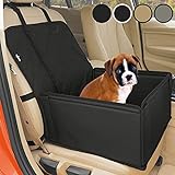 Extra Stabiler Hunde Autositz - Hochwertiger Auto Hundesitz für kleine bis mittlere Hunde - Verstärkte Wände und 3...