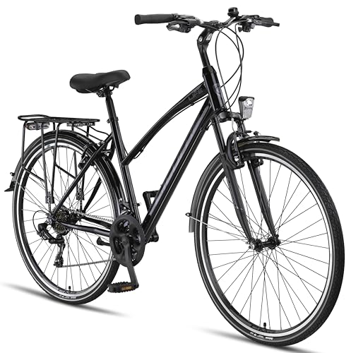 Licorne Bike Premium TrekkingBike in 28 Zoll - Fahrrad für Herren, Jungen, Mädchen und Damen - Shimano 21...