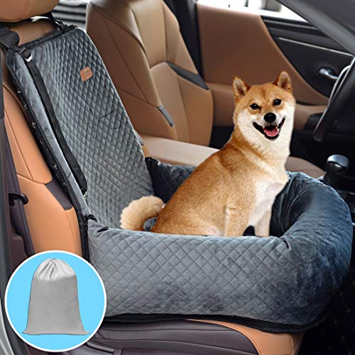 Autositz für Hunde, Sicherheitssitz für Haustiere, für Jede Art von Auto geeignet,Der Hundesitz aus hochwertigem...