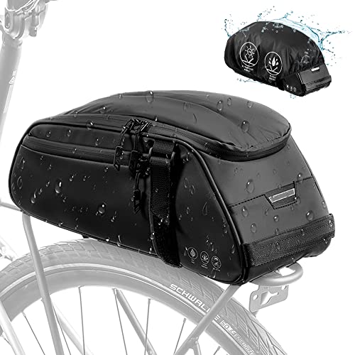 Eyein Fahrrad Gepäckträgertasche, 8L wasserdichte & reflektierend multifunktionaler Fahrradtaschen für...